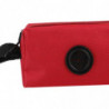 2xdog Poop Bag Holder Storage Bag With Zipper Oxfor Cloth For Puppy Pet Hiking Red