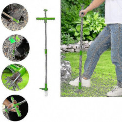 Weed Puller Weeder Twister Twist Pull Garden Lawn Root Killer Remover Tool