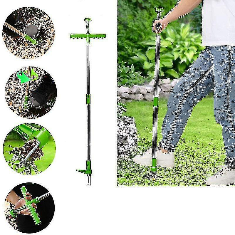 Weed Puller Weeder Twister Twist Pull Garden Lawn Root Killer Remover Tool