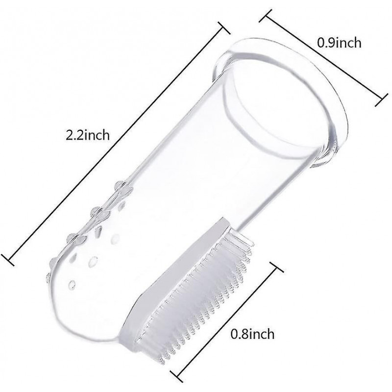 15pcs Dog Toothbrushes, Pet Finger Toothbrush Dental Hygiene Brushes For Dog And Cat