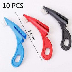 Finger Toothbrushes For Pets, Soft Toothbrushes For Pets, Pet Tooth Cleaner, Dog Toothbrushes With Curved Handle, [...]