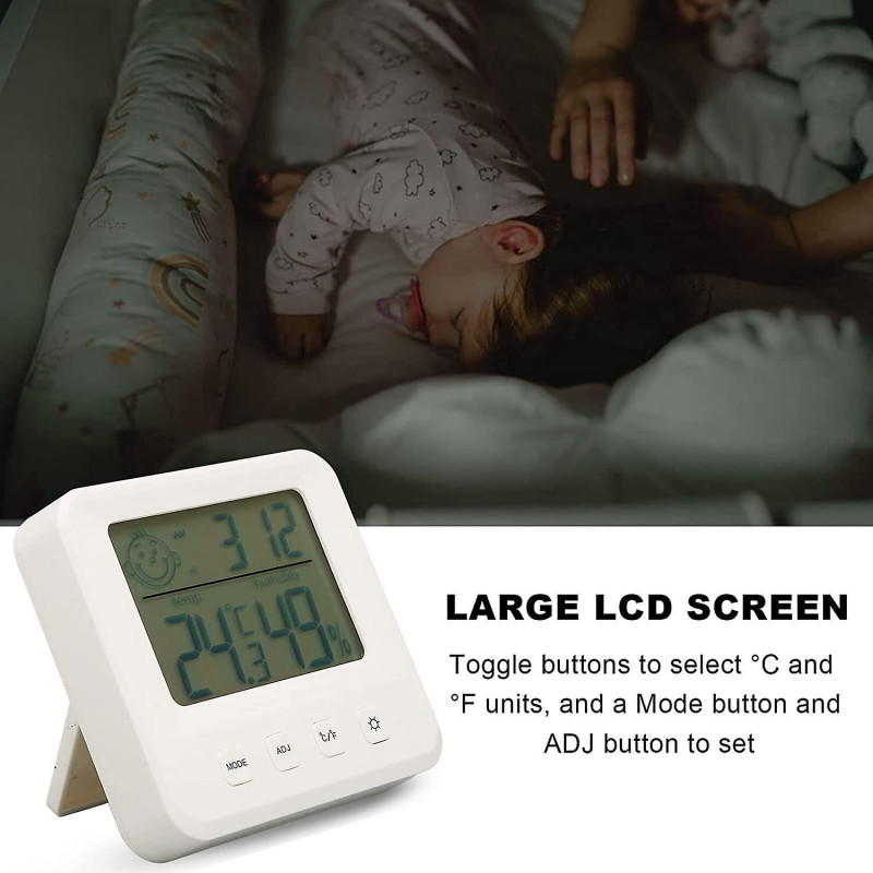 Indoor Temperature Humidity Temperature Monitor Monitor Smile Display High Accuracy Reading Digital Hygrometer [...]