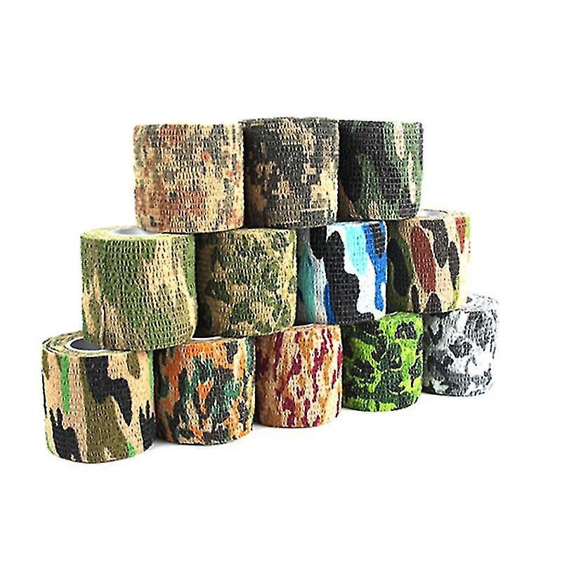 Camouflage Tape- Retractable, Non-woven And Self-adhesive10 Piecescamouflage