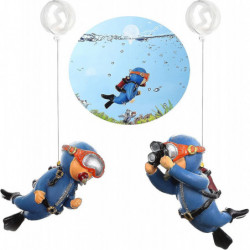 2-pack Fish Tank Decorations Cute Little Diver Ation Floating Aquarium Accessories Fish Playmate For Fish Tank [...]
