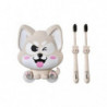 Cartoon Dog Suction Wall Toothbrush Toothpaste Shelf, Size:16x14x5cm
