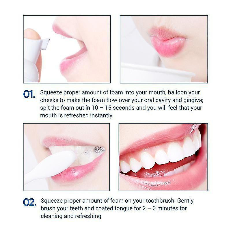 Nettoyage des dents Mousse Dentifrice Blanchiment des dents Hygiène buccale Élimine les taches de plaque Mauvaise [...]