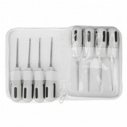 2 sets 8pcs Dental Elevator Stainless Steel Surgical Root Extraction Luxating Elevator Dental Supplies For Dentist