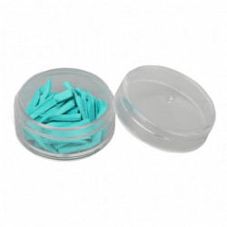 2 sets 50pcs Teeth Interproximal Wedges Wood Professional Ergonomic Interdental Wedge For Dental Restoration Green