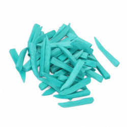 2 sets 50pcs Teeth Interproximal Wedges Wood Professional Ergonomic Interdental Wedge For Dental Restoration Green