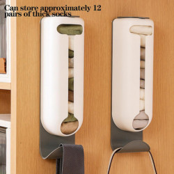 Culotte murale Boîte de rangement Multi-purpose Cuisine Épicerie Sacs Holder Distributeur de chaussettes / sacs [...]