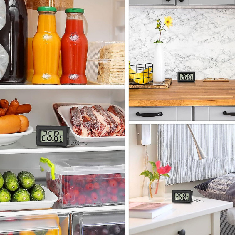 Mini Digital Lcd Thermometer Temperature With Temperature Probe Sensor Tester For Refrigerator Freezers Aquarium [...]