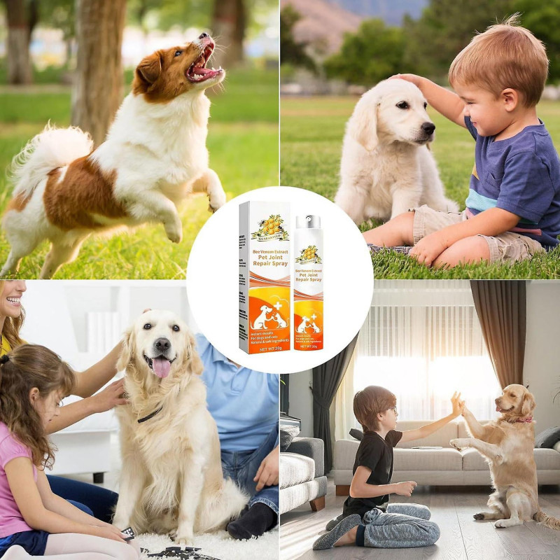 Pet Joint Care Spray - Liquid Soothing Joint Spray, Natural Pet Joint Repair Spray, Enhances Strength and [...]