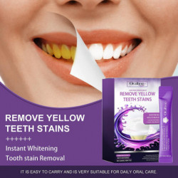 Oralhoe Purple Beautiful Tooth Mouthwash Teeth Cleaning Yellow Teeth Stain Whitening Fresh Breath Oral Care