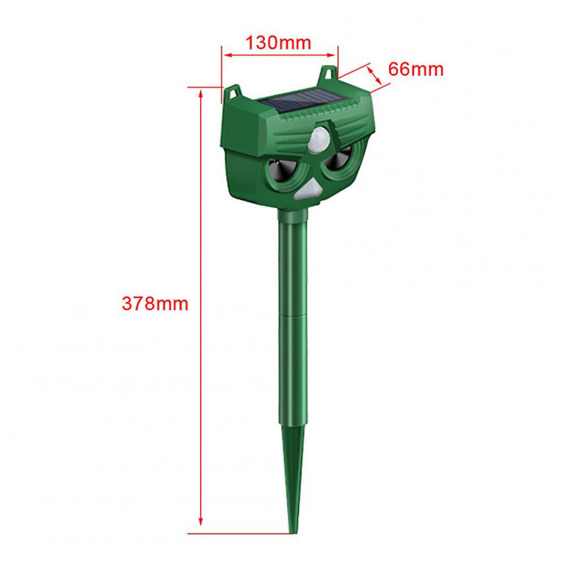 Outdoor Ultrasonic Cat Animal Deterrent Distance Adjustables Deterrent Tool for Patios Fences