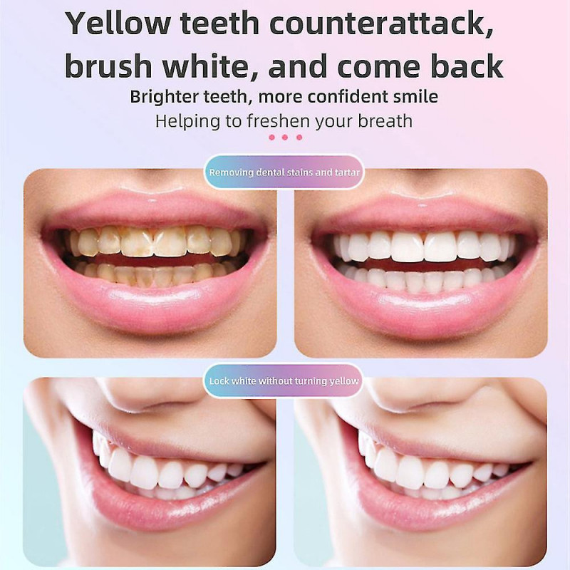 Blanchiment des dents Dentifrice éblouissant Blanc et mauvaise haleine Enlever les taches de plaque Hygiène [...]