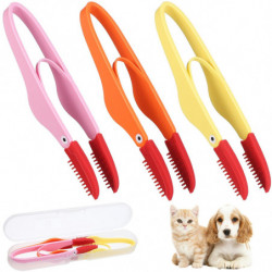 3 Pcs Pet Tear Marks Brushes Dog Eye Cleaner Dog Tear Stain Remover Dog Eye Comb Pet Bunny Rat Supplies
