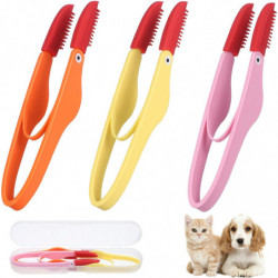 3 Pcs Pet Tear Marks Brushes Dog Eye Cleaner Dog Tear Stain Remover Dog Eye Comb Pet Bunny Rat Supplies