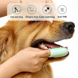 Handheld Finger Pet Toothbrush Anti-inflammatory Refreshing Oral Brush For Pet Dog Cat - Ya