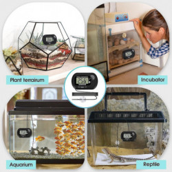 Lcd Digital Aquarium Hermometer With Suction Cups And Waterproof Probe For Aquarium Fish Tank, Vivarium Reptile [...]
