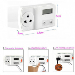 Reptile Digital Thermostat Ornamental Goldfish Fish Aquarium Attachment