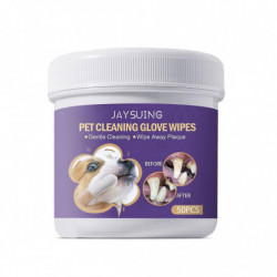 Lingettes dentaires pour les dents des chats pour chiens Prévention des plaques Tartre Mauvaise haleine