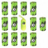 Dog Poop Bags With Dispenser Unscented Home Using 12 Rolls Dispenser