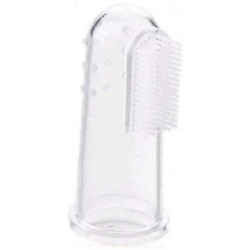 Brosse à dents pour bébé avec boîte enfants Dents propres Brosse en silicone souple