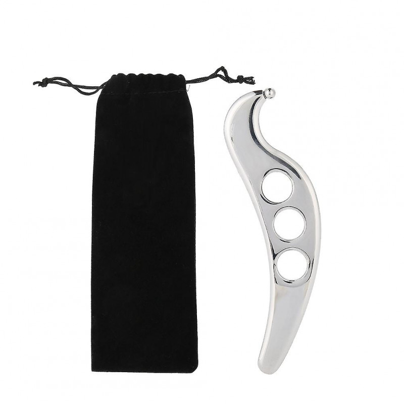Stainless Steel Scraping Board Low Magnetic Physiotherapy Facial Body Scrapper Massage Plate