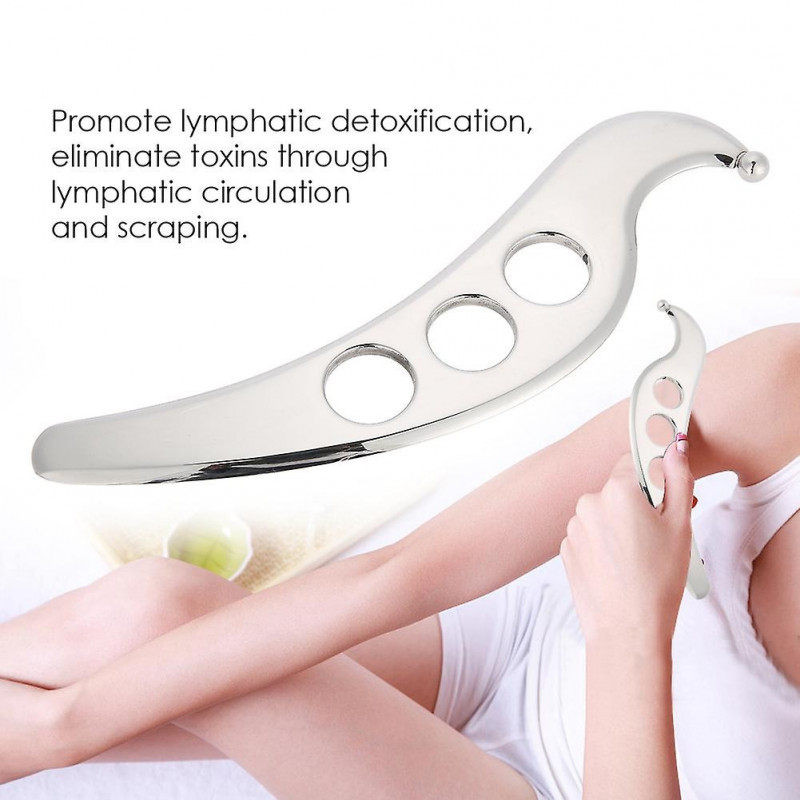 Stainless Steel Scraping Board Low Magnetic Physiotherapy Facial Body Scrapper Massage Plate