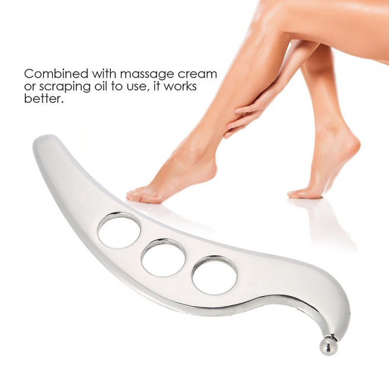 Stainless Steel Scraping Board Low Magnetic Physiotherapy Facial Body Scrapper Massage Plate
