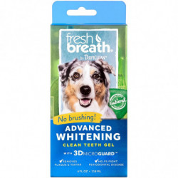 TropiClean Fresh Breath Oral Care Gel Blanchiment Avancé