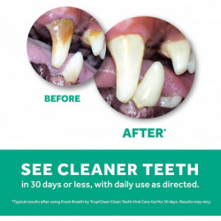 TropiClean Fresh Breath Oral Care Gel Blanchiment Avancé