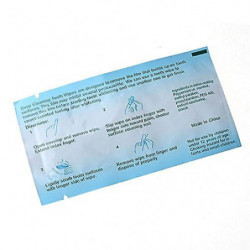 100pcs Teeth Whitening Textured Finger Teeth Wipes Brush Ups Dental Clean Pre/post Whitening For Tooth Cleaning