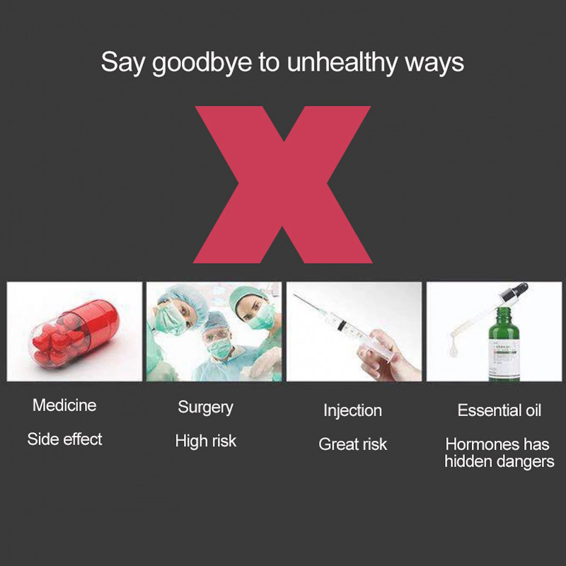 Electronic Breast Massager Enhancer Ghest Frequency Vibration Massager Bra Enlargement