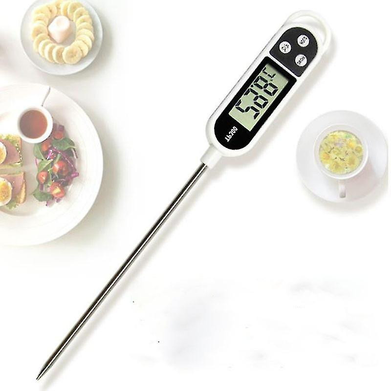 Wabjtam Kitchen Digital Bbq Food Thermometer Meat Cake Candy Fry Grill Dinning Household Cooking Gauge Oven Thermometer