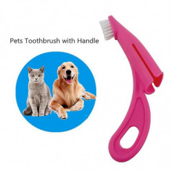 4pcs Dog Toothbrush Kit de brossage de dents de chien Brosse à dents de chat Taille réglable Finger Cot Pet Finger [...]