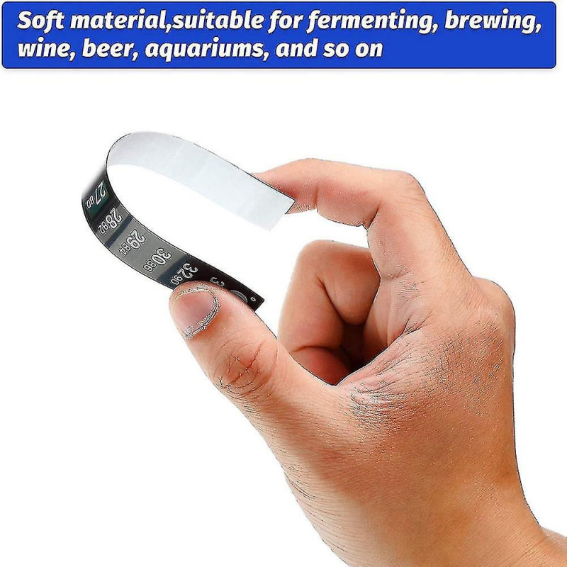 72 Pieces Digital Temperature Sticker Strip Aquarium Thermometer