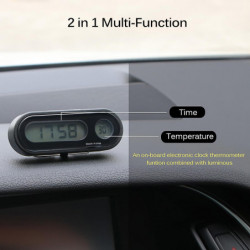 New Multifunction High-precision Clock Inside And Outside Car Temperature Battery Voltage Monitor Panel Meterclock [...]
