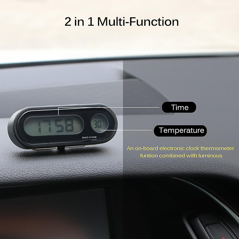 New Multifunction High-precision Clock Inside And Outside Car Temperature Battery Voltage Monitor Panel Meterclock [...]