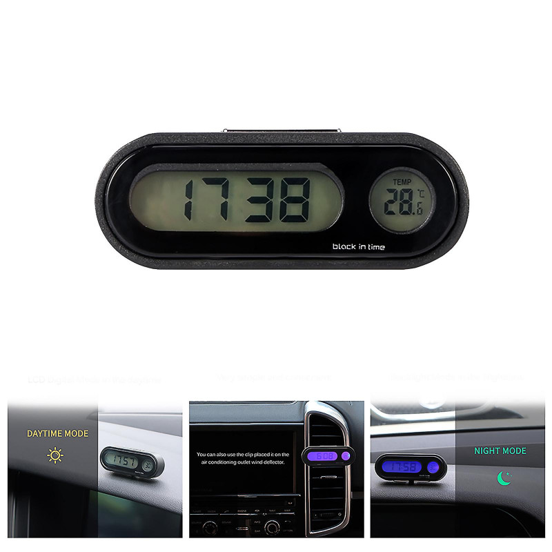 New Multifunction High-precision Clock Inside And Outside Car Temperature Battery Voltage Monitor Panel Meterclock [...]