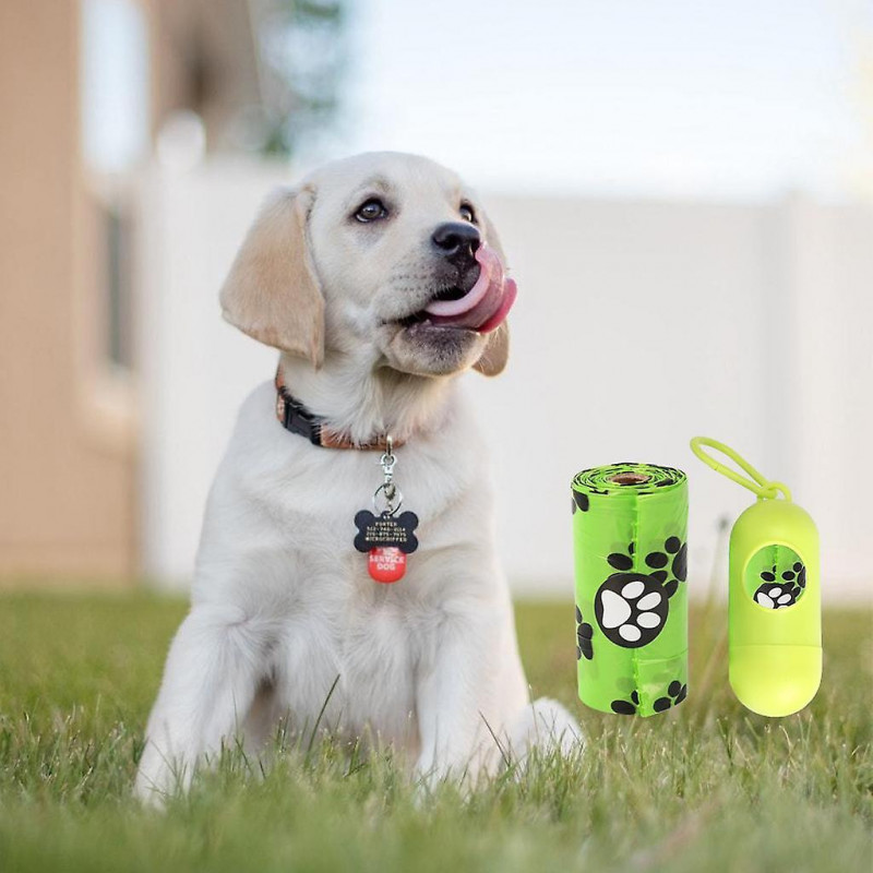 Dog Poop Bags With Dispenser Unscented Home Using 12 Rolls Dispenser