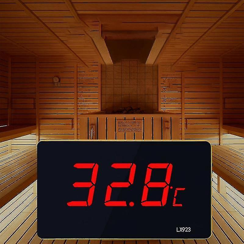 Thermomètre de piscine avec écran LED et thermomètre à sonde étanche Fish Tank Température extérieure Me