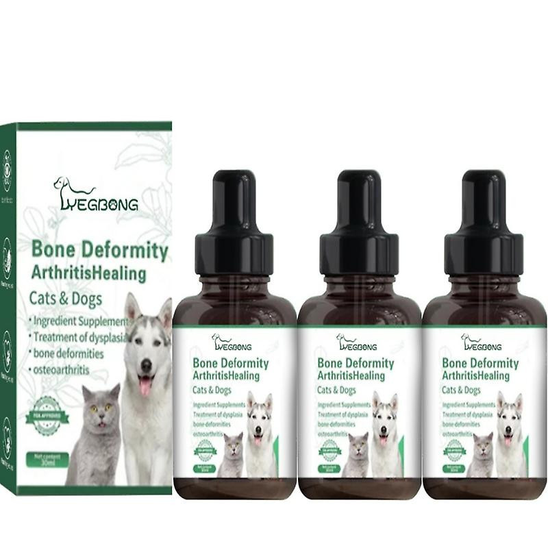 3pcs Soulagement de la douleur pour animaux de compagnie Aide calmante fluide pour chats chiens Soutien [...]