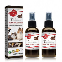 2x Universel Dents D’animaux De Compagnie Nettoyer Spray Dents D’animaux De Compagnie Spray Fournitures De Soins [...]