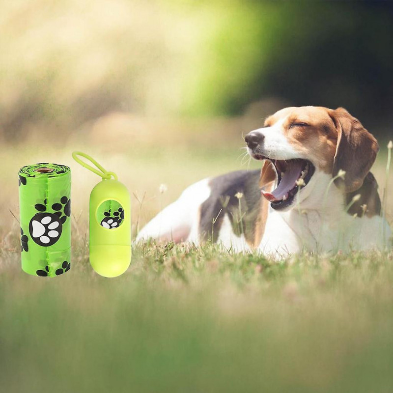 Dog Poop Bags With Dispenser Unscented Home Using 12 Rolls Dispenser