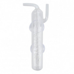 Aquarium CO2 Bubble Counter High Transparency Crystal Glass External Gauge for Fish Tanks