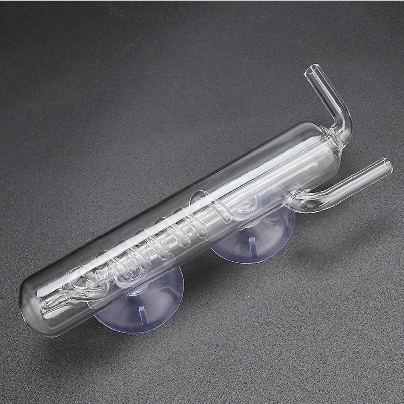 Aquarium CO2 Bubble Counter High Transparency Crystal Glass External Gauge for Fish Tanks