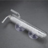 Aquarium CO2 Bubble Counter High Transparency Crystal Glass External Gauge for Fish Tanks