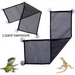 Lizard Hammock Firm Suction Cup Breathable Comfortable Small Pet Reptile Hanging Mesh Bed Cage