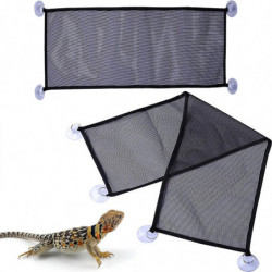 Lizard Hammock Firm Suction Cup Breathable Comfortable Small Pet Reptile Hanging Mesh Bed Cage